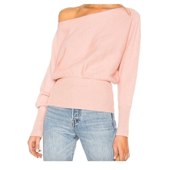 Joie Sweaters - Joie Jordie 100% Wool Pink Dolman Sleeve Sweater Size M